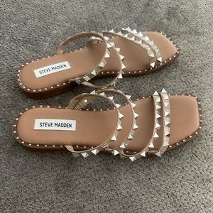 Steve Madden Skyler Sandal Nude (size 9.5)